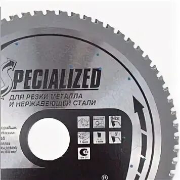 4. 4. диск пильный для металла, 305×25. 4 мм; 60z) inforce 11-01-613. 4.