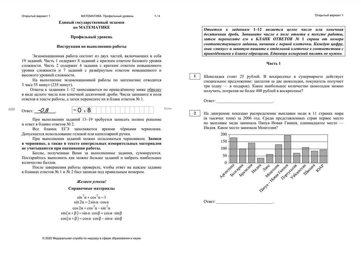 ЕГЭ профильная матем 2020 вариантов. Профильная математика ЕГЭ 2021. Вариант ЕГЭ математика профиль 2021.