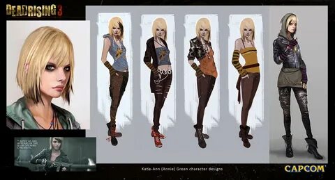 ArtStation - Dead Rising 3 - Annie AKA Katie Greene, Kev Chu Дизайн Персона...