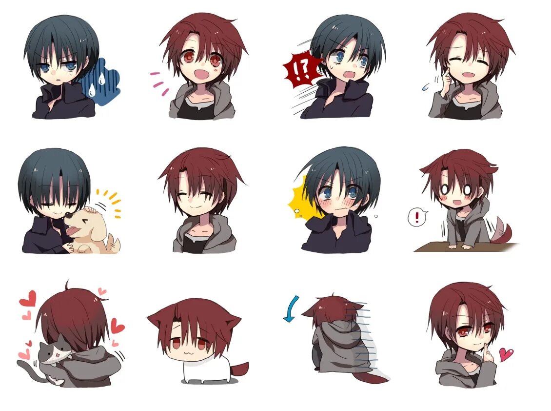 Manga stickers telegram