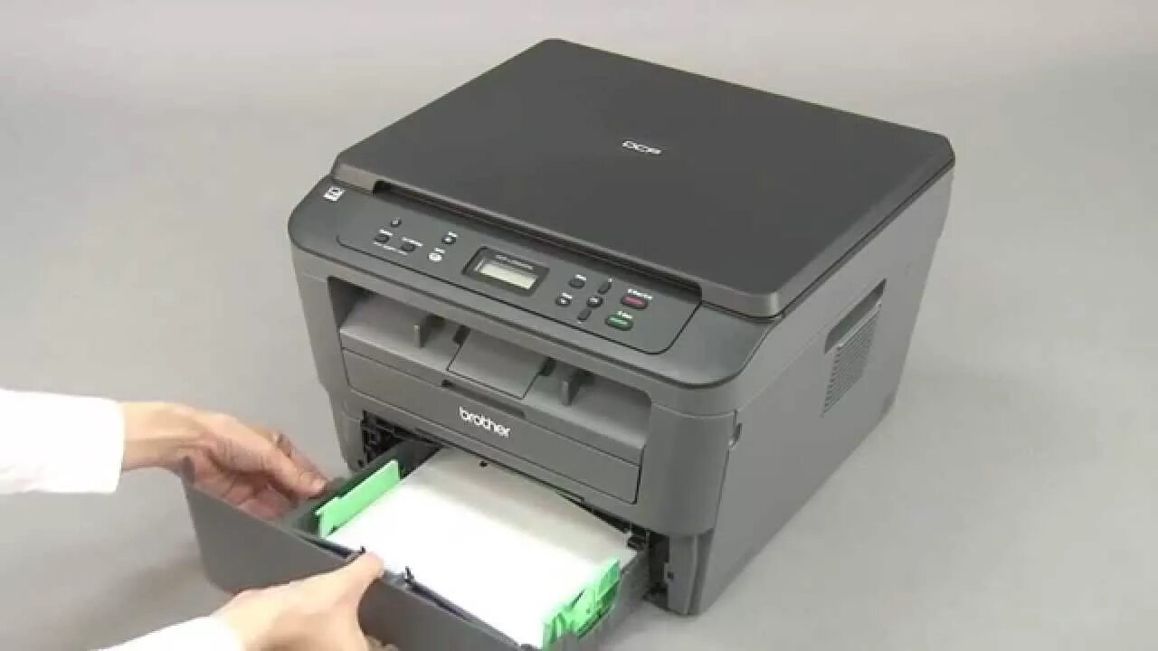 Как подключить принтер brother dcp l2520dwr Brother Black and White All-in-One Laser Printers YouTube