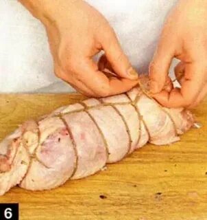 Рулет из домашней курицы пошагово