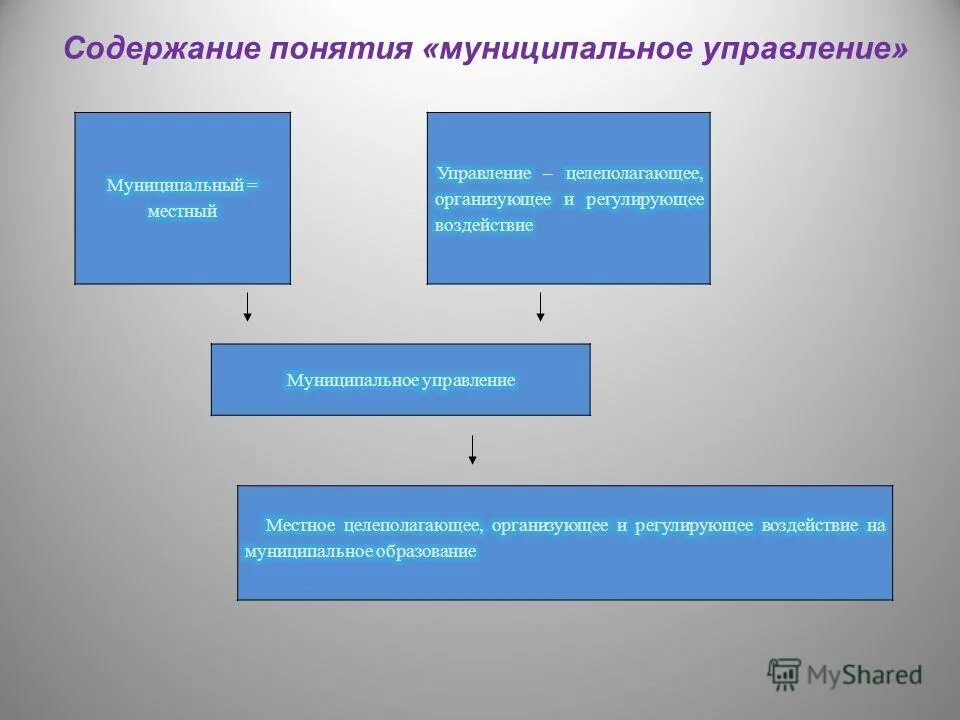 Гражданское и муниципальное управление