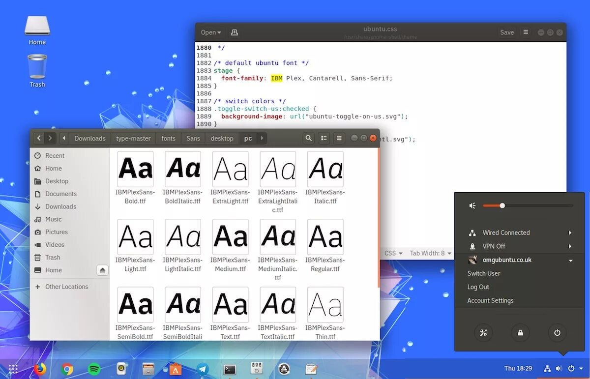 Kde шрифты