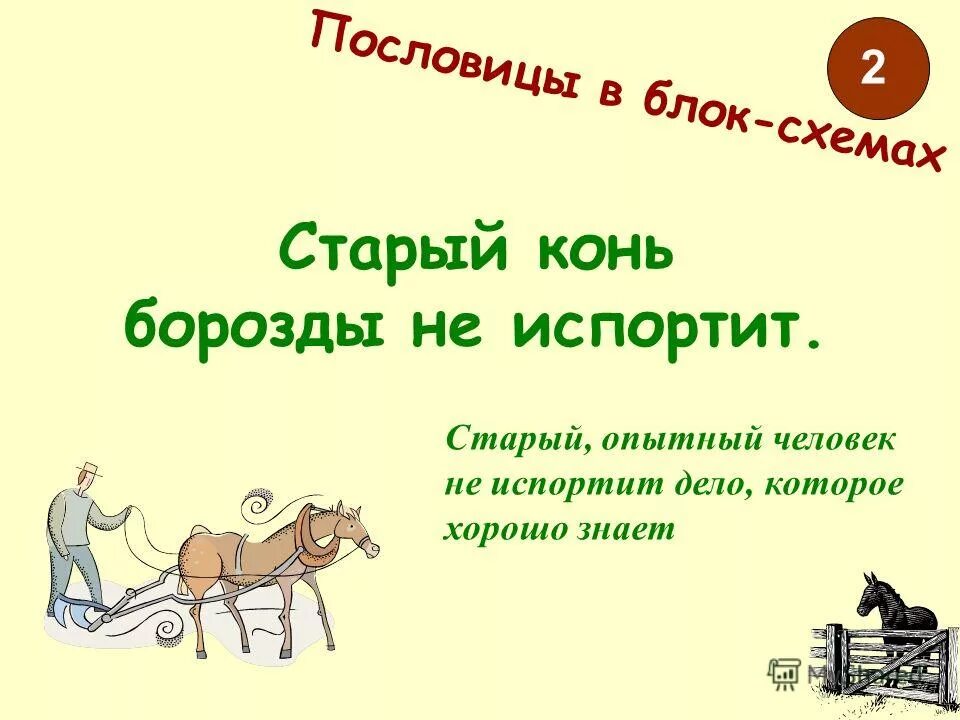 Конь вырвется догонишь а сказанного не воротишь. Старый конь борозды не испортит. Пословица старый конь. Пословица старый конь борозды.