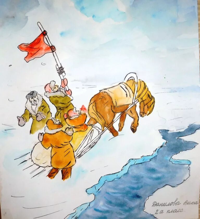 борис житков на льдине. рисунки помощь идет. с. житков на льдине. пентегов.