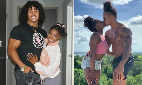 Simone Biles Boyfriend Name : Simone Biles Boyfriend Box Jumps Her.