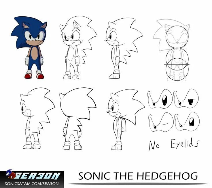 Туториалы соника. Classic sonic reference. рисование соника. рисунок соника. лёгкие рисунки соника.