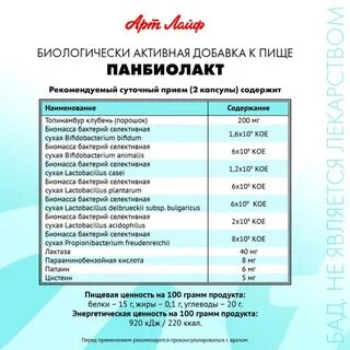Панбиолакт ментал