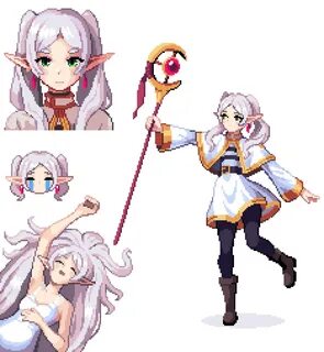 Pixel Art :: Frieren :: Sousou no Frieren :: Anime :: фэндомы :: simon404 :...