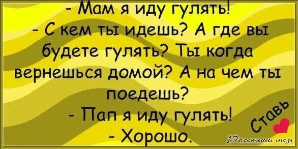 Шутки про гулять. Анекдот про прогулку ночью. Мама пошли гулять. А Я гуляю шутка. Мама я пошел гулять