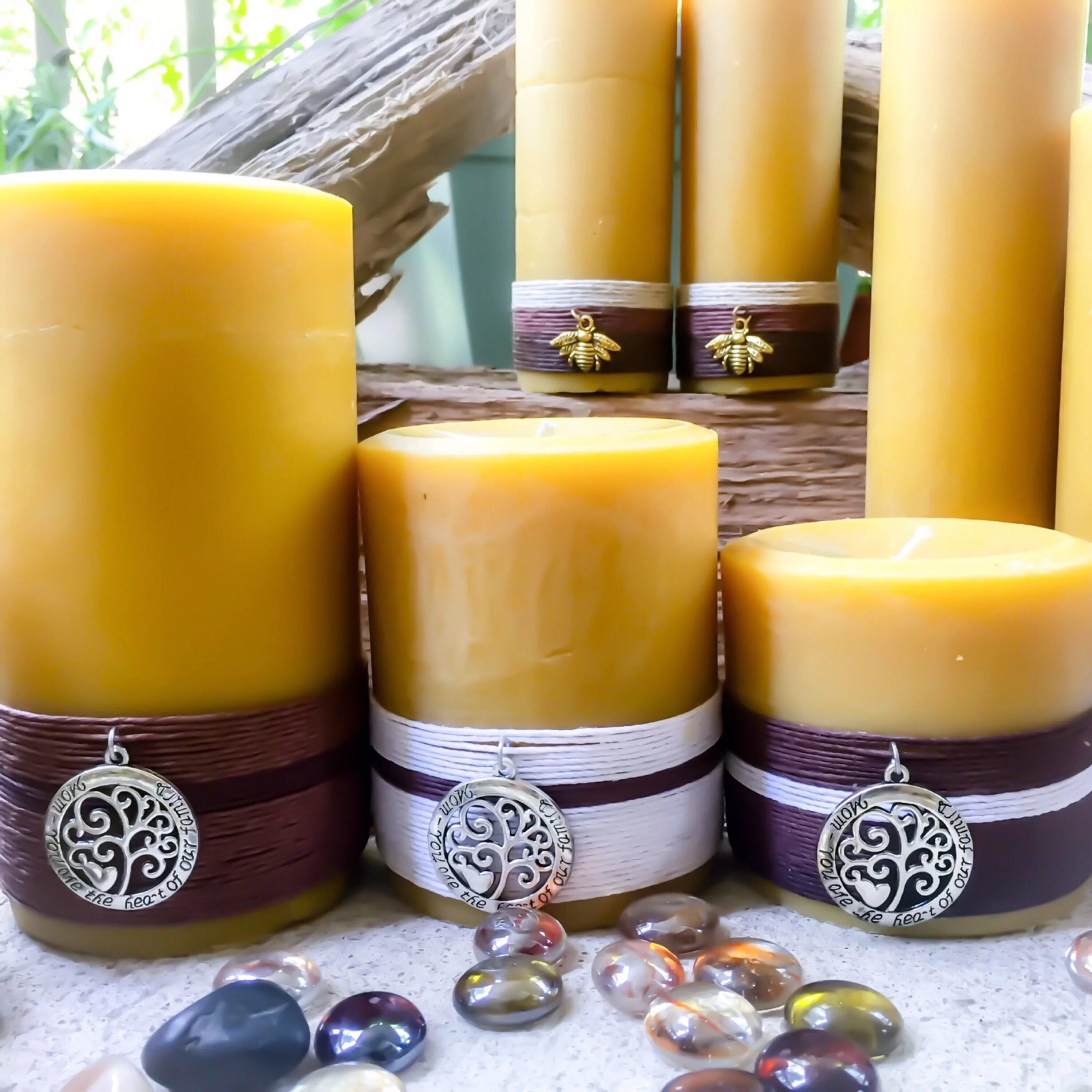 Воск для свечей. Natural Organic Candle свечи. Beeswax Candles.