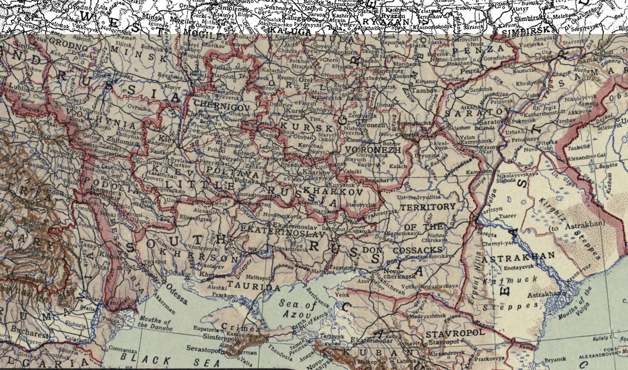 Юго западный край. Карта Украины 19 века с губерниями. Карта Малороссии в Российской империи до 1917 года. Карта Юга Российской империи. Карта Украины 1916.