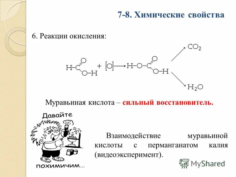 Синтез муравьиной кислоты