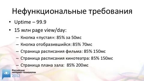 Нефункциональные бизнес требования