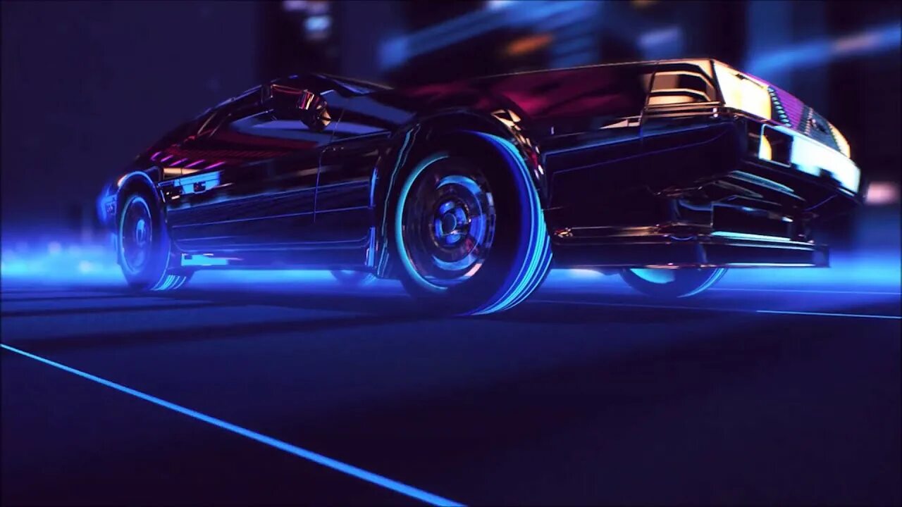 Майами Найт 1984. ДЕЛОРЕАН ДМС 12 ретровейв. Miami Nights 1984 - Accelerated. DELOREAN DMC-12 неон.