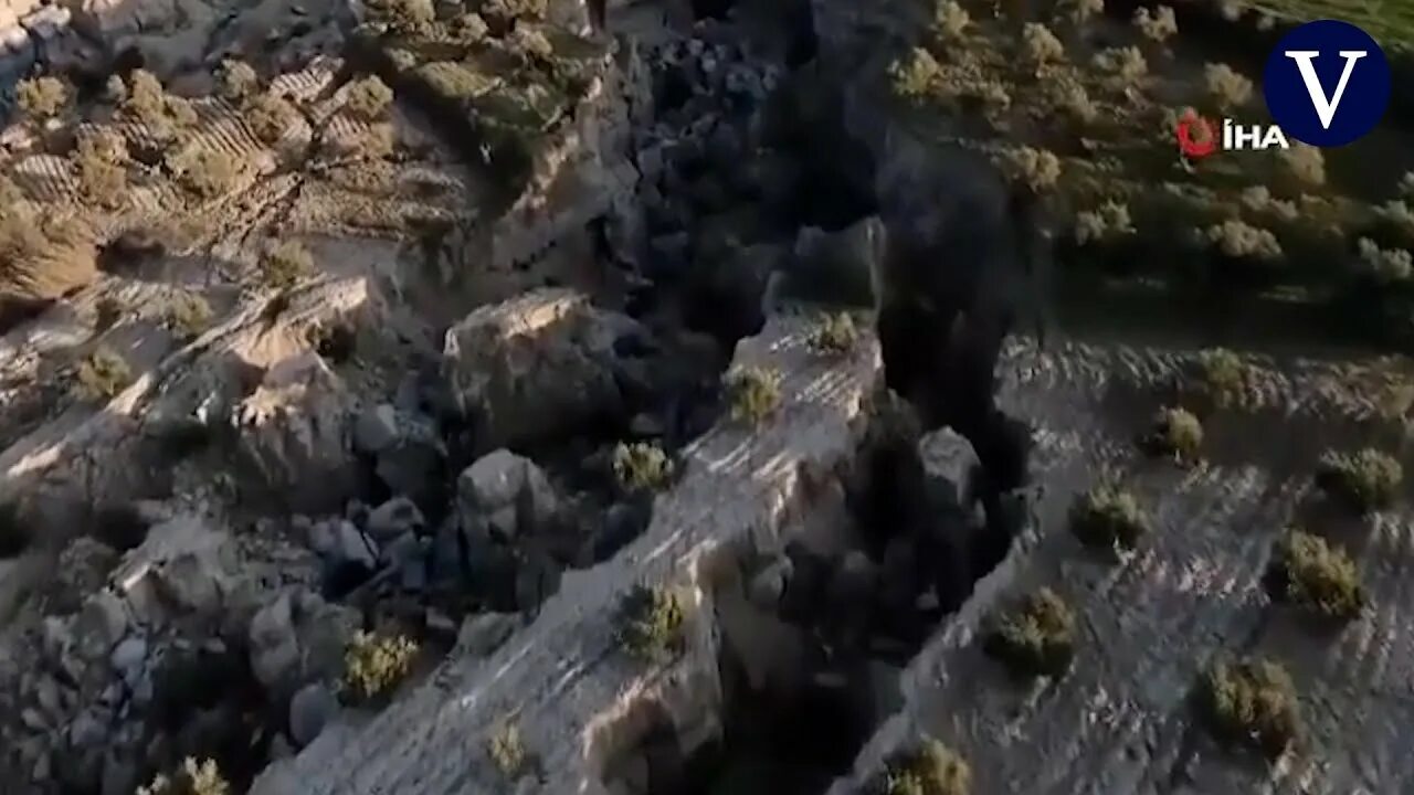 Турция. Разлом земной коры в Хатае после землетрясения. #shortvideo - YouTube