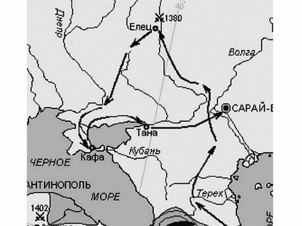 Походы тамерлана карта. Карта походов тимура тамерлана. Битва тимура и тохтамыша на реке кондурче на карте. Нашествие тамерлана карта. Поход тамерлана 1395 карта.