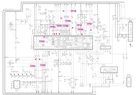 SAMSUNG TXP2011 - MAIN POWER SMPS & MICOM - SCHEMATIC (Circuit Diagram)...