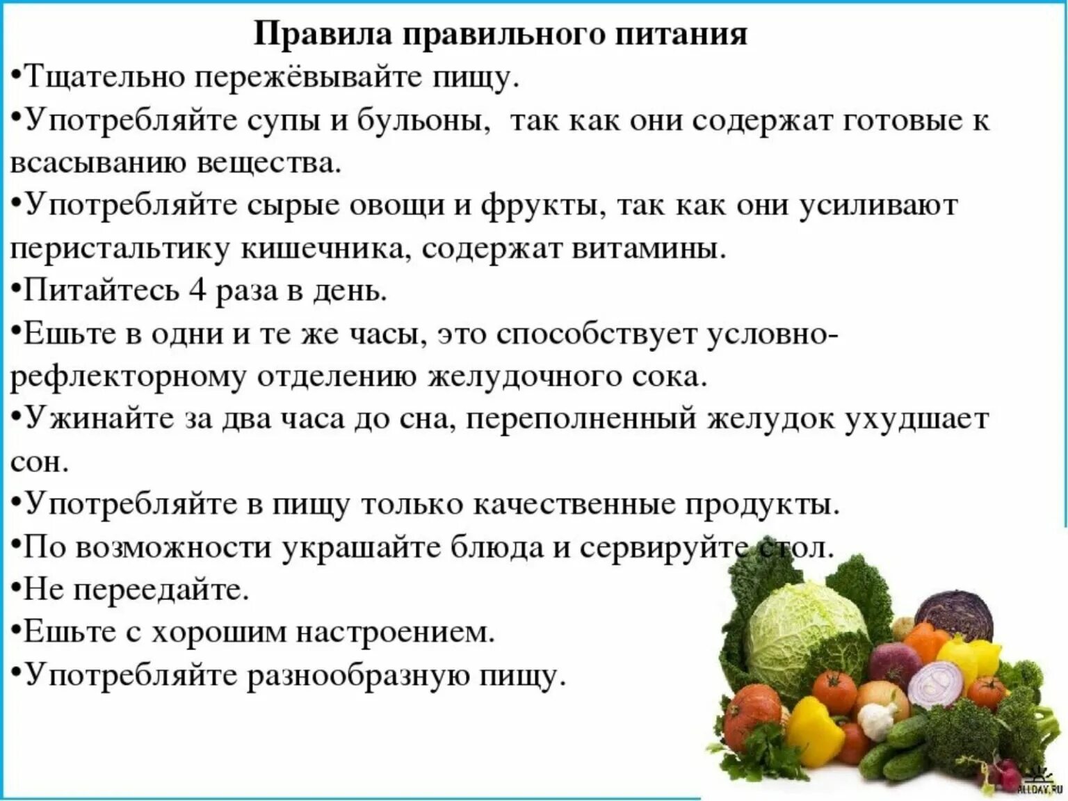 Что такое питание кратко