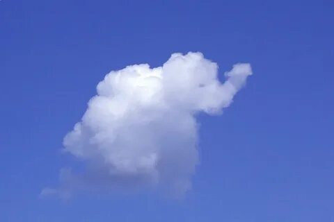Кучевое облако весит