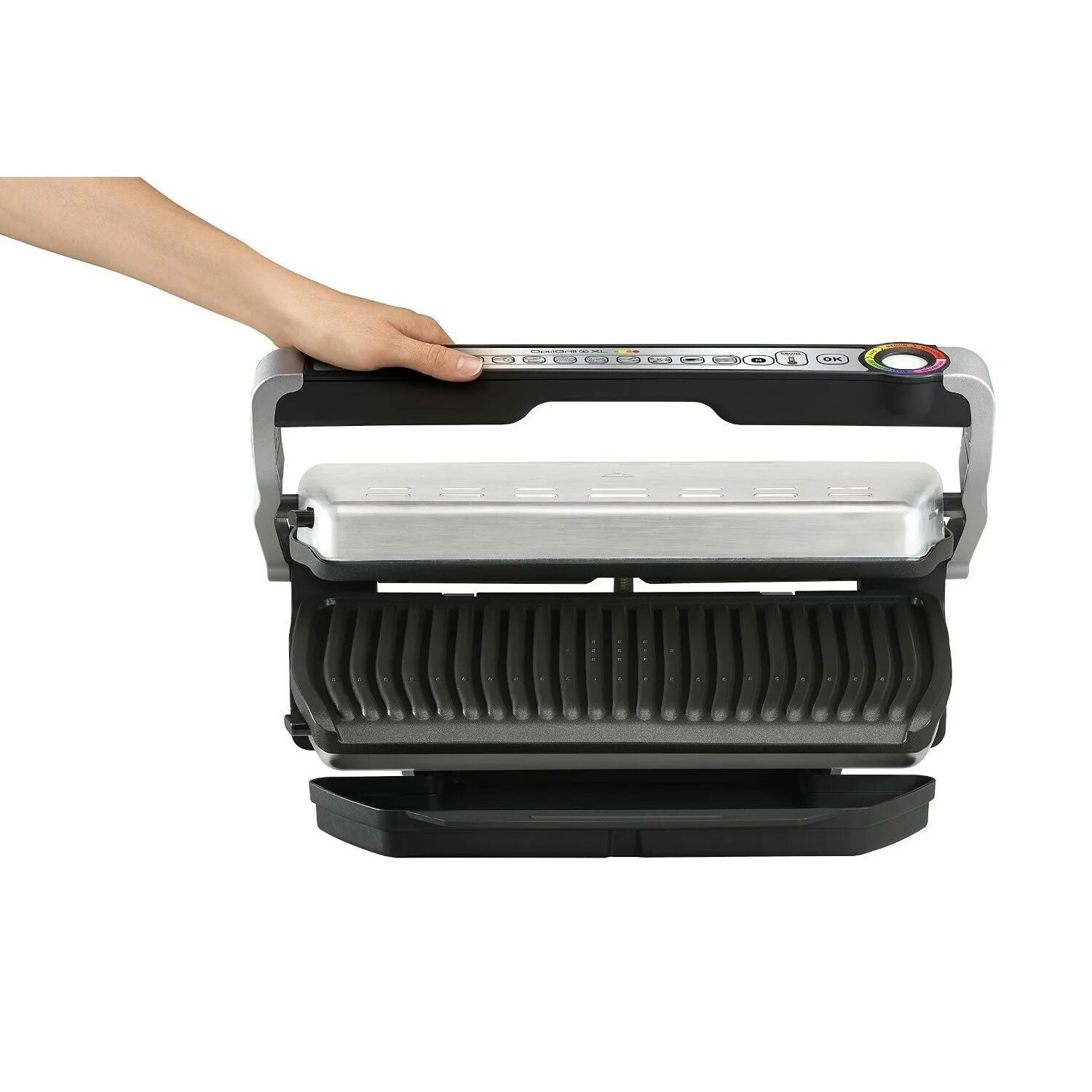 Электрогриль optigrill xl gc724d12 c насадкой. Tefal optigrill xl gc722d34. гриль tefal gc724d12. электрический гриль tefal optigrill+ xl gc722d34. tefal gc724d12 optigrill + xl.