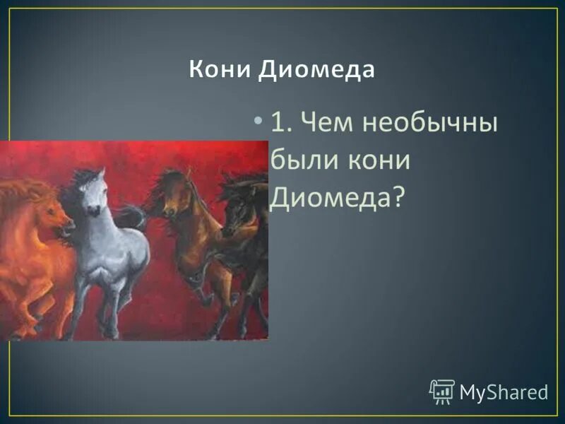 кони диомеда