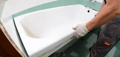 Установка акрилового вкладыша в ванну спб