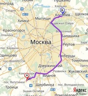 Пушкино мытищи расстояние