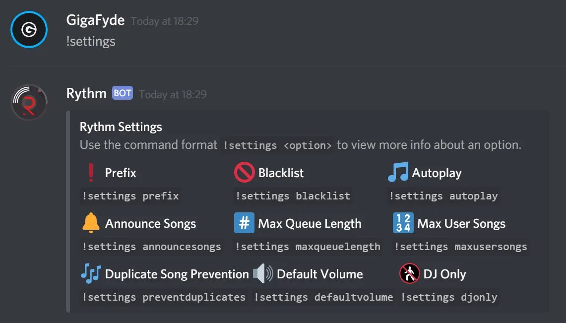 Music bot for discord