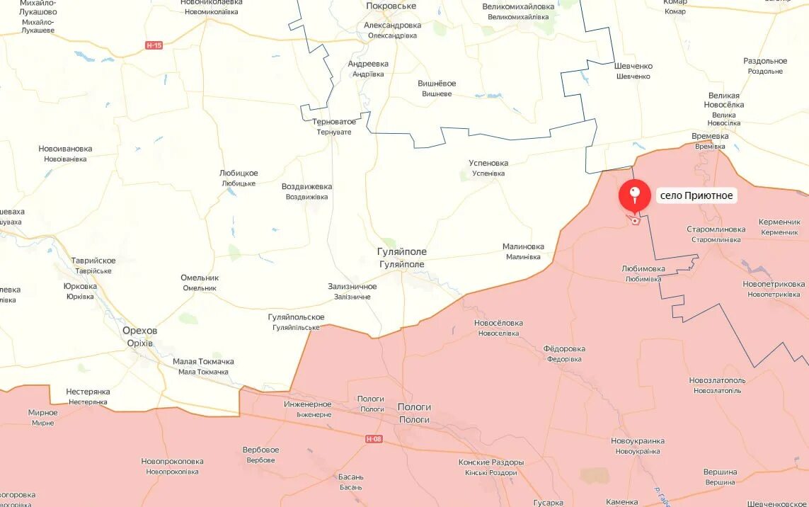 Розовка запорожская область на карте боевых действий. Село приютное запорожская область. Южно-донецкое направление сегодня на карте боевых действий. Запорожская область карта боевых действий. Авдеевка карта фронта.