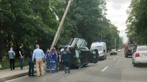 Врезался в столб