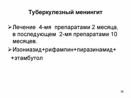 Менингит лечится