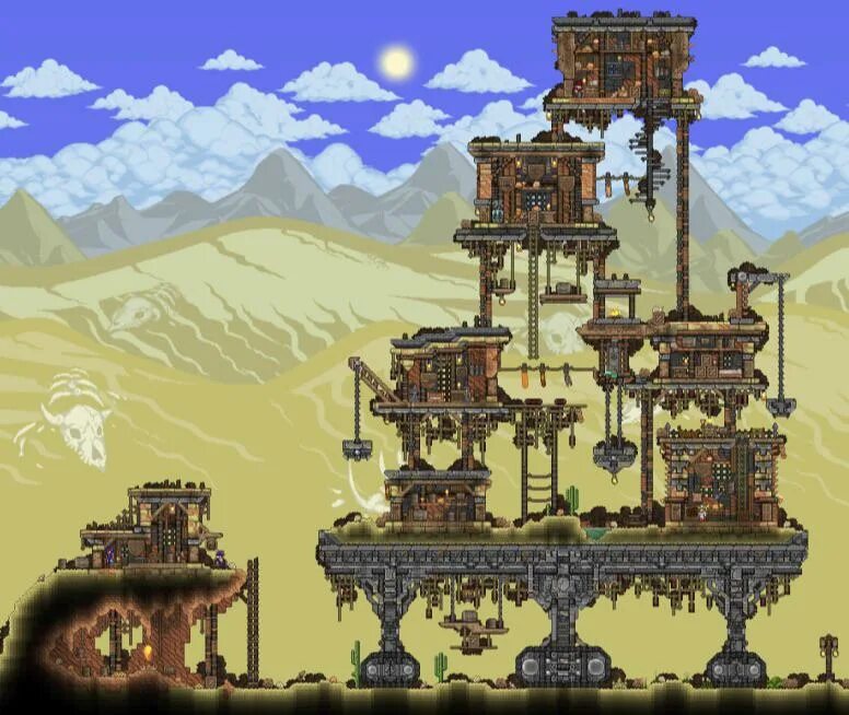 Террария пустыня. Terraria небесная мельница. дом в пустыне террария. пустынный дом террария. террария пустынный храм.