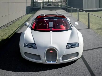 Белый bugatti