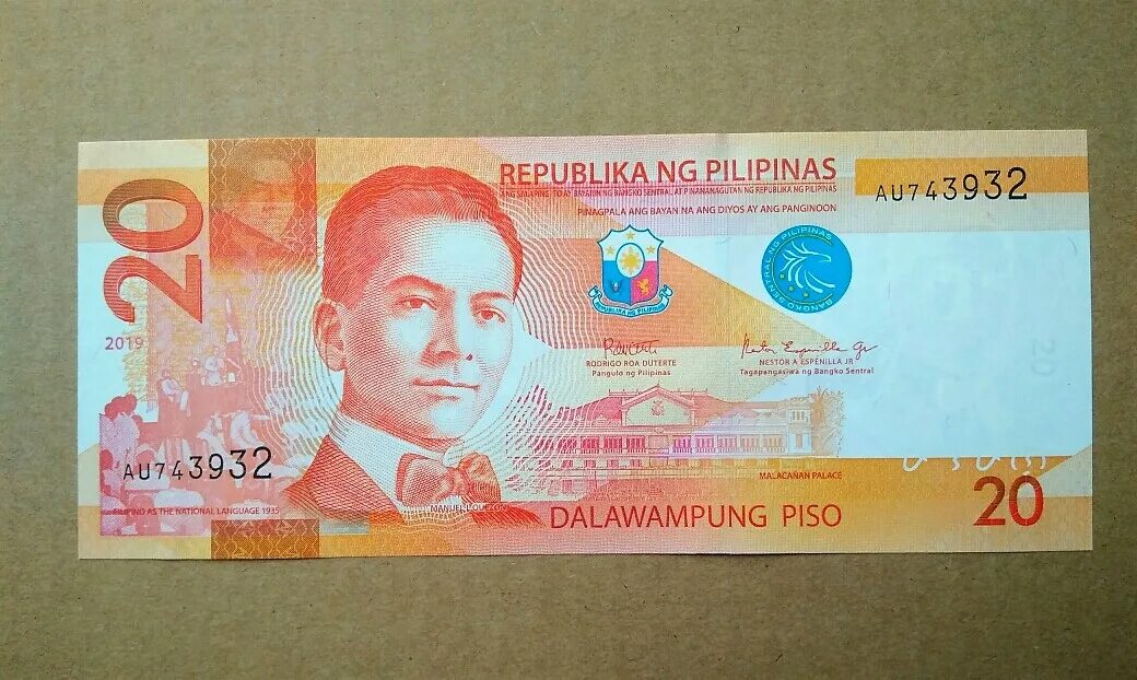 Филиппинское песо. 20 Филиппинских песо. Филиппины 20 песо 2019. Филиппинская купюра 20 песо. Piso деньги.