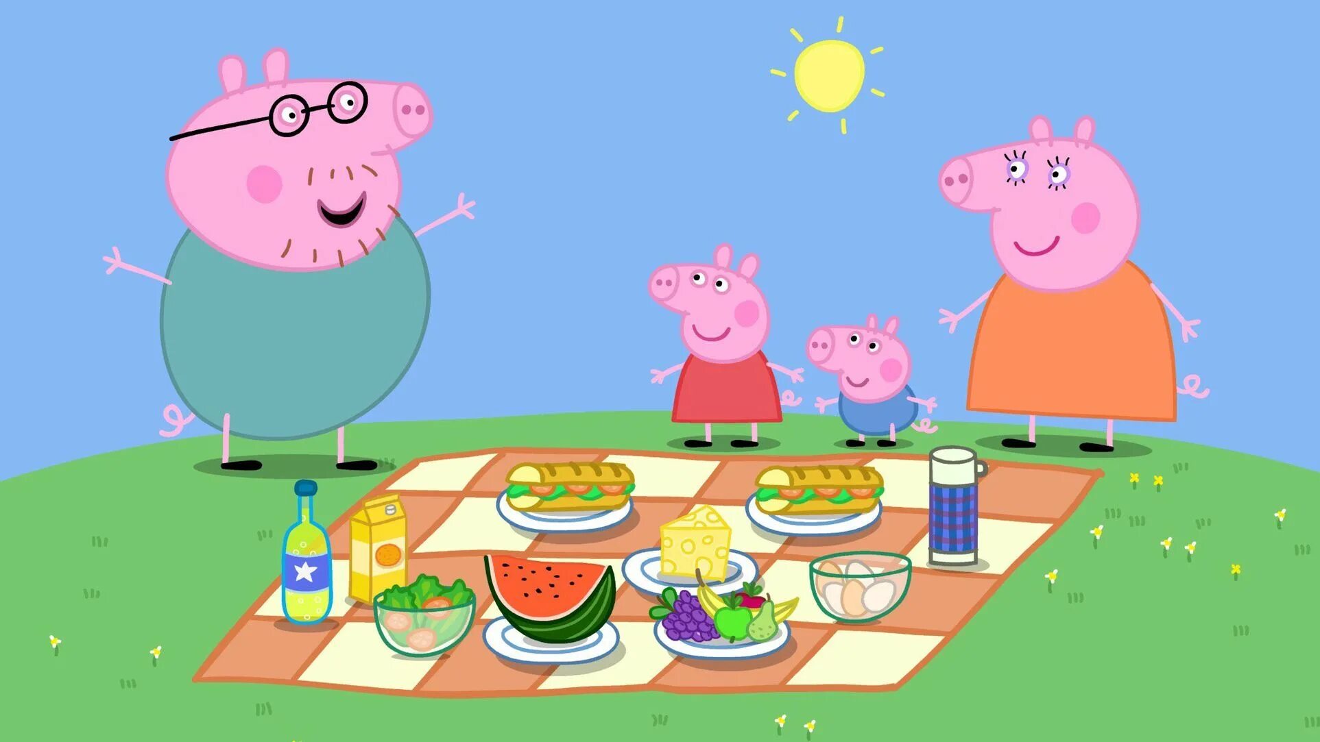 7 свинки пеппы. Свинка Пеппа. Кадр из мультфильма Свинка Пеппа.