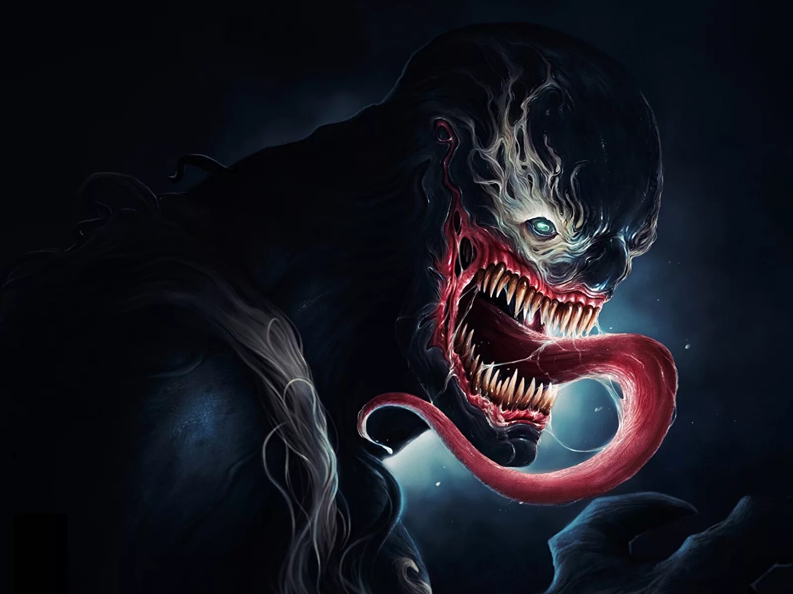 Веном (эдди брок). Веном. Злой веном. Monster venom. Веном марвел 2018.