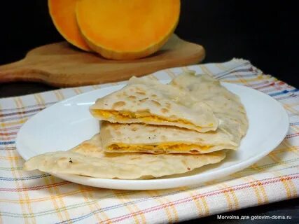 Лепешки с тыквой