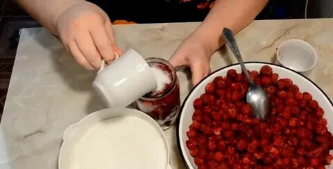 Сахар на литр малины