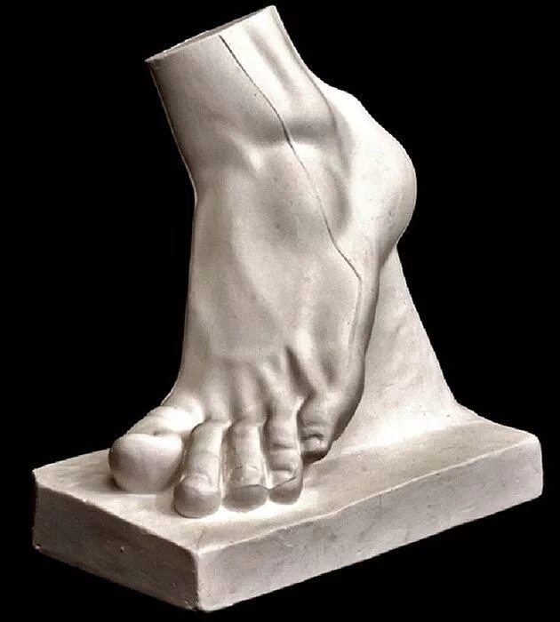 Нога статуя. Гипсовая стопа Геракла. Экорше нога Давида. Скульптура ноги. Гипсовая нога.