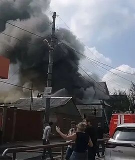 Ростов пожар тушат