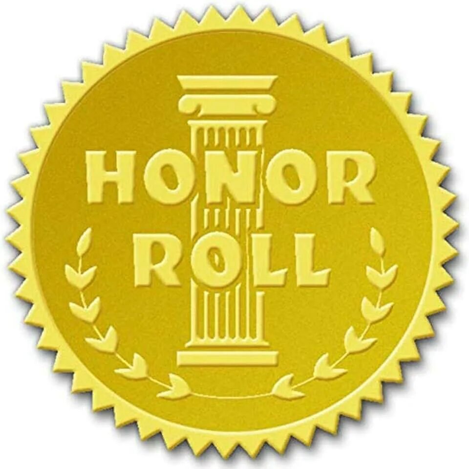 Honor Roll Award. ISK Honor Roll. Honor Roll ideas.