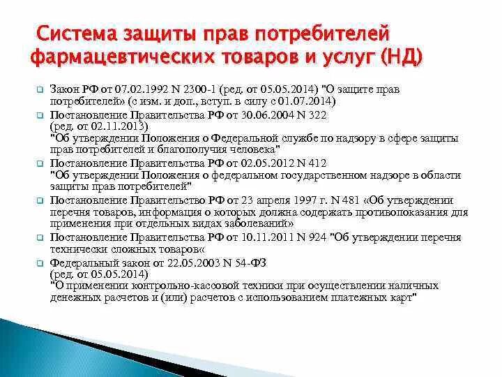 Государственная система защиты прав потребителей. Защита прав потребителей в фармации. Структура защиты прав потребителей.