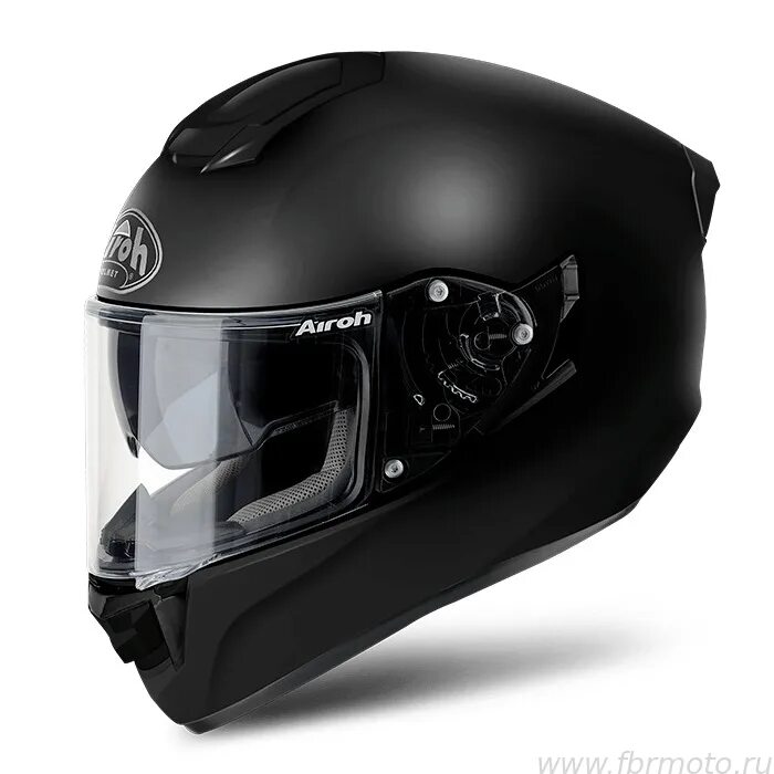 Мотошлем черный матовый. Airoh St 501. Шлем Airoh интеграл. Шлем Airoh gp550 s. Airoh Helmet 501 шлем интеграл.