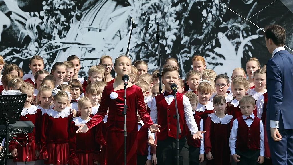 БДХ Попова. Детский хор Попова. Мы маленькие дети хор