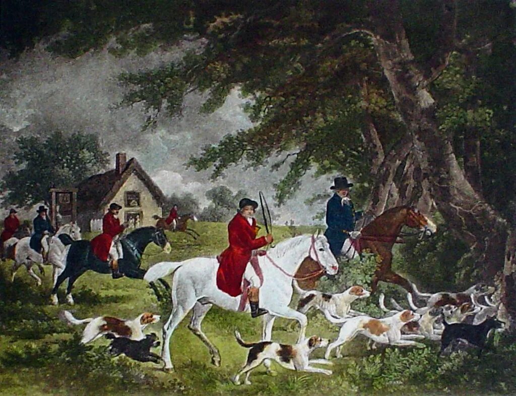 Джастин Морланд. Джордж Морланд картина деревенский вид. PS обложка Fox Hunt. Fox hunting