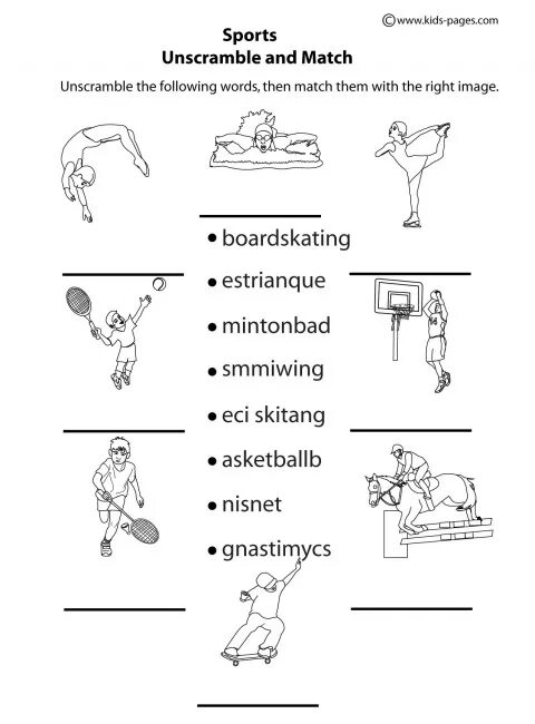 Sports exercises. Спорт Worksheet. Задания для детей про спорт на англ. Виды спорта на английском задания. Спорт на английском для детей задания.