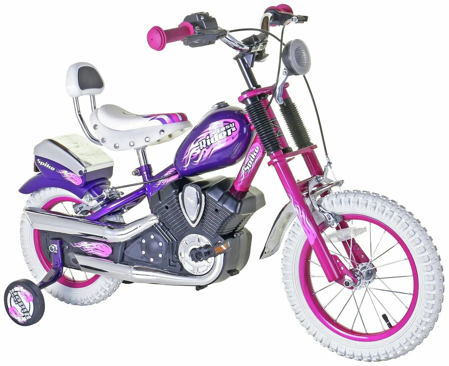 Велосипед для девочки 14 дюймов. Велосипед Spike easy Rider. Велосипед детский Racer 14 Max. Велосипед чоппер детский. Велосипед розовый для девочки.