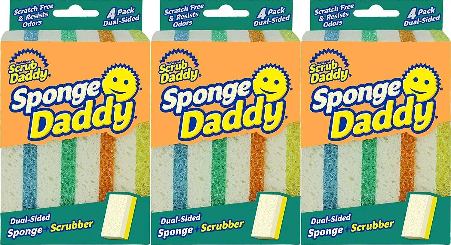 Sponge перевод. Scrub Daddy губка. Губки для мытья посуды Scrub Daddy. Scrub Daddy Sponge. Sponges and Scrubbers.